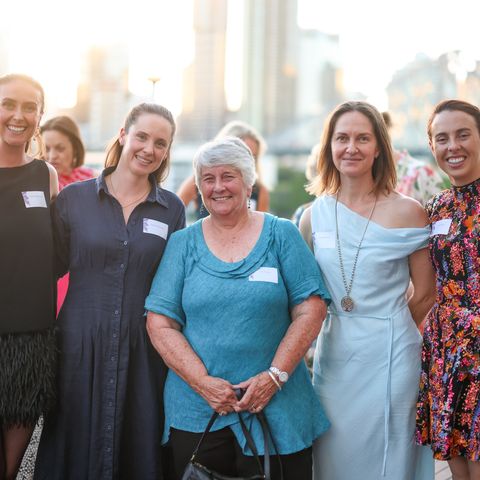 Director of the Dalara Foundation Lyn Davies with RFDS Flight Nurses 
