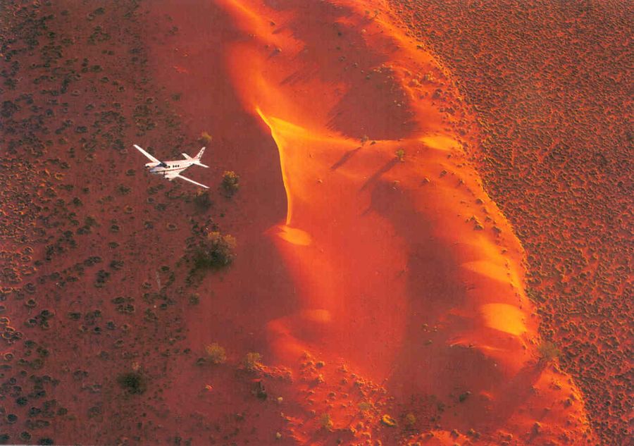 Red Aerial Shot