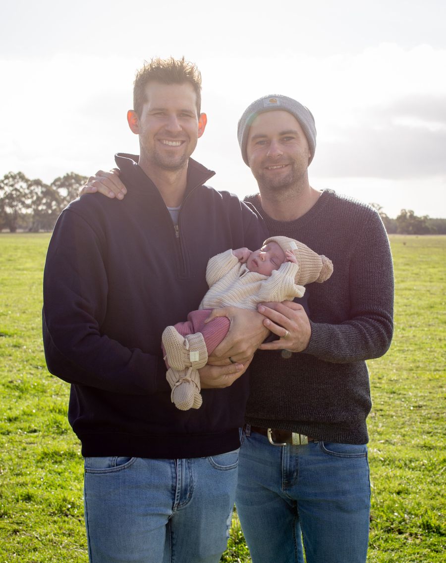 Ben and his partner recently welcomed a baby girl into their family.