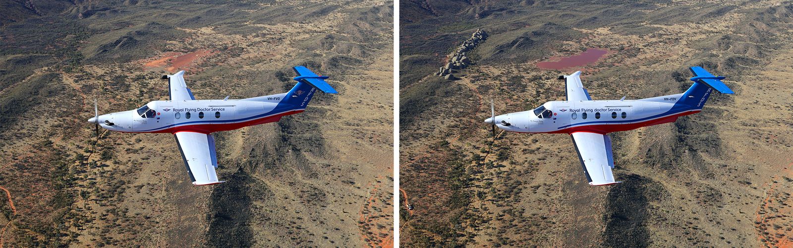 RFDS PC-12 Spot the difference