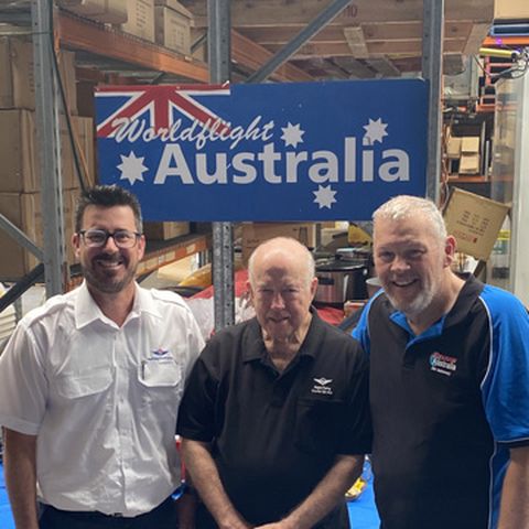 Pilots take a virtual trip around the world to show support 