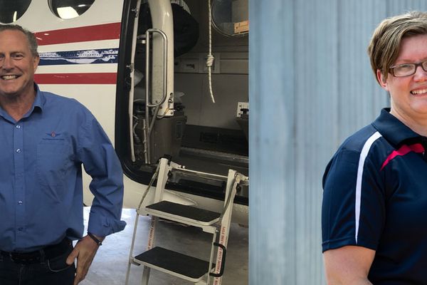 Mark Whitfeld and Jackie Hanniver 