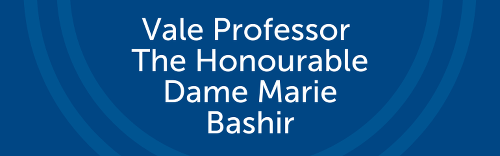 Vale Dame Marie Bashir