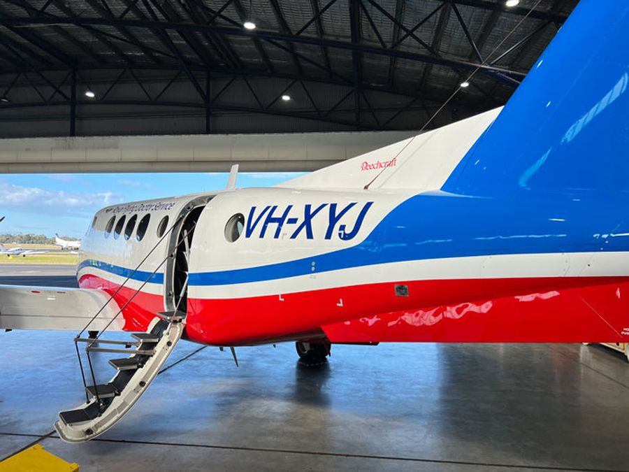 New-look Flying Doctor plane takes to the skies