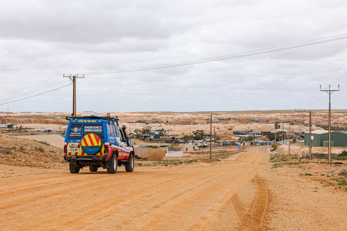 RFDS Andamooka team