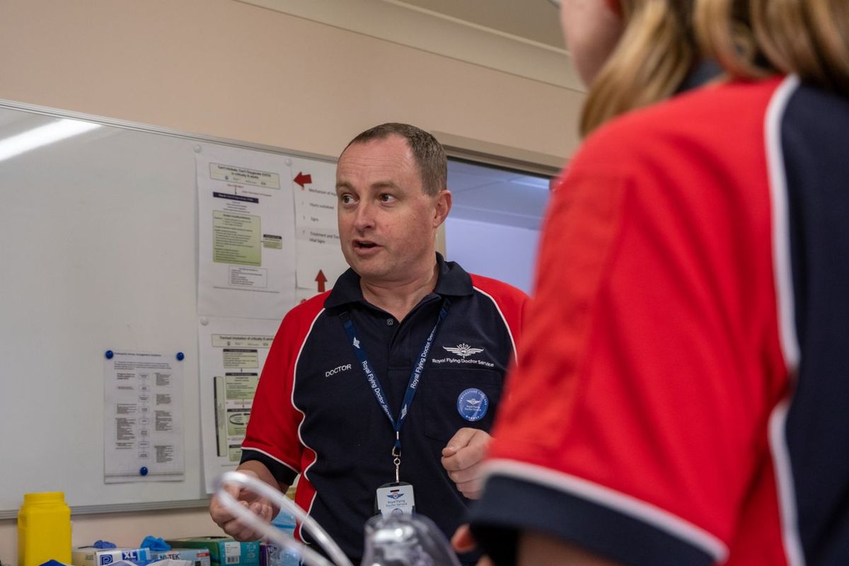 Photo: RFDS Retrieval Doctor, Dr Neil Thomson.