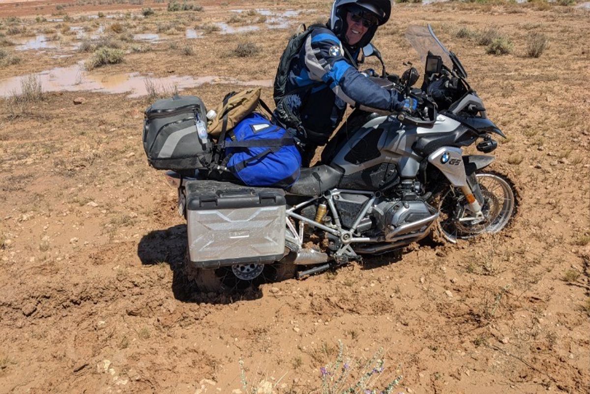 Phil Eley on the Birdsville Track