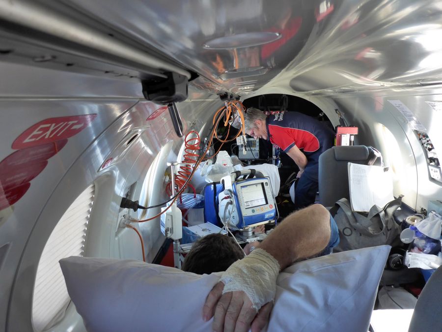 Rural GPs will now join RFDS doctors on board flights as part of their training 