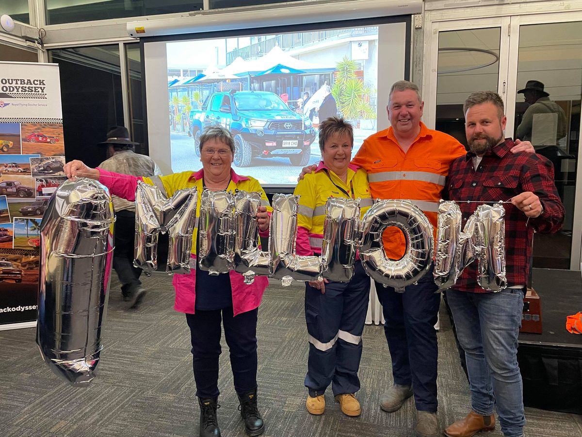 Oz Outback Odyssey million dollars in donations