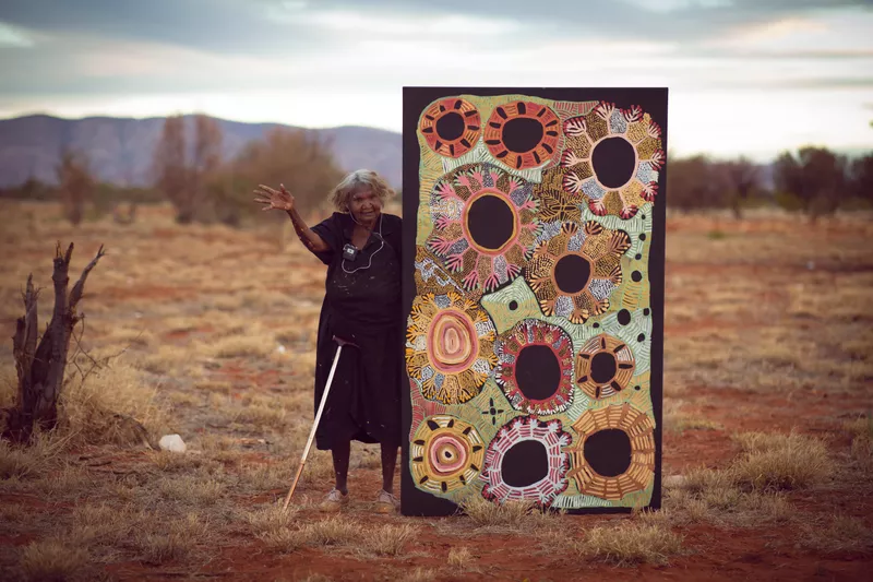 Doris Bush Nungarrayi, Papunya, Northern Territory