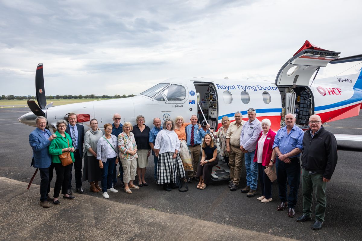 John Kidman with family and friends