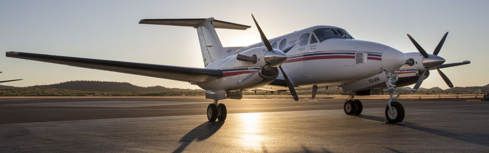 RFDS Aircraft on the tarmac