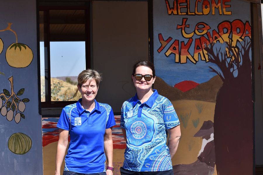 Dr Tanya Ronaldson (left) with PHC nurse Kate Jones