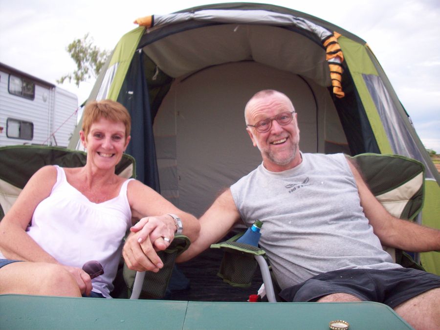John with his catch of the day
