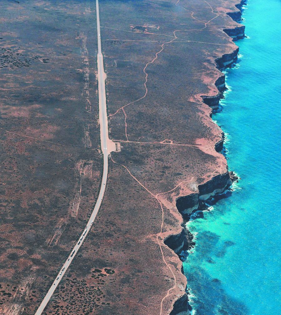 RFDS Pilatus PC12 aircraft on road airstrip