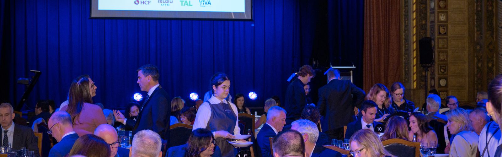 Gala dinner guests