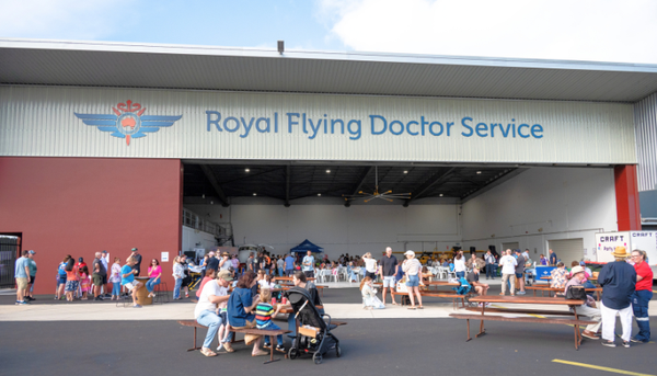 RFDS Plane on red earth