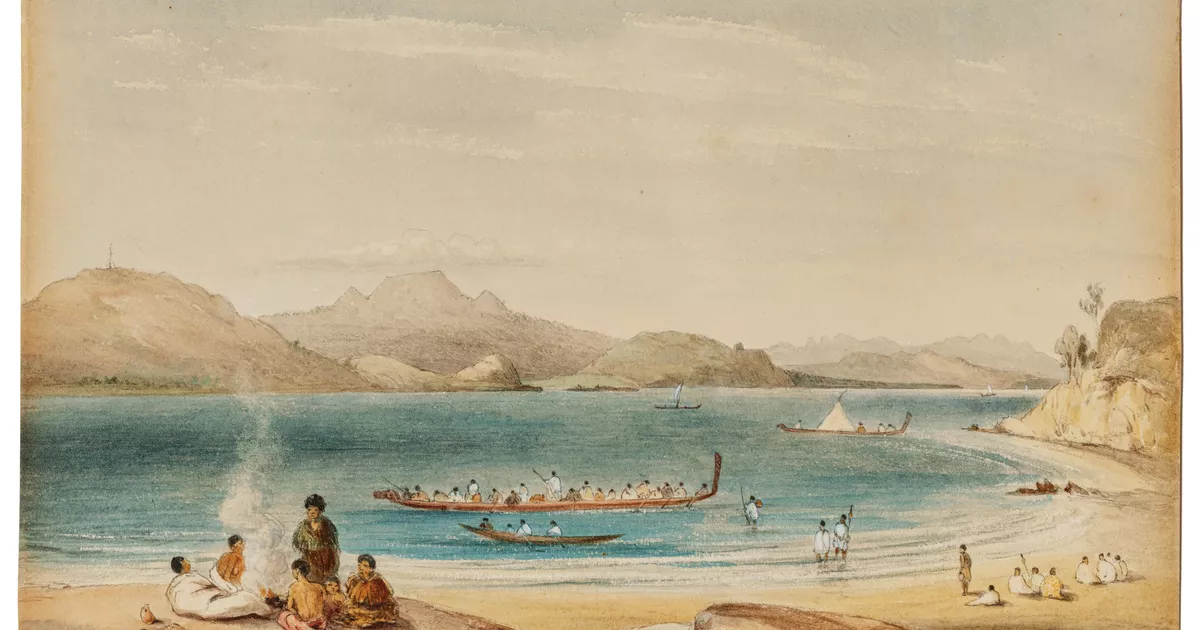 Rangitoto, near Auckland - AGSA Collection