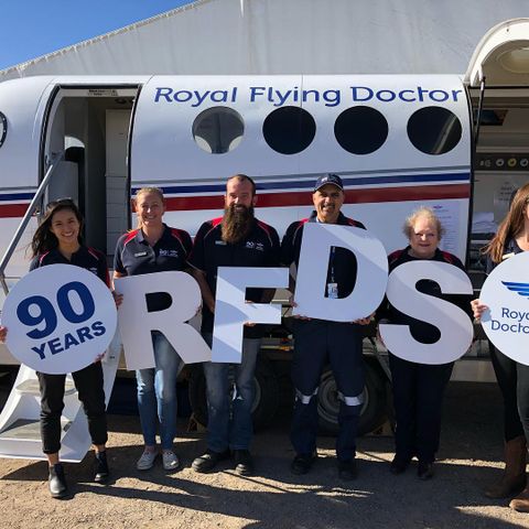 Staff in front of simulator
