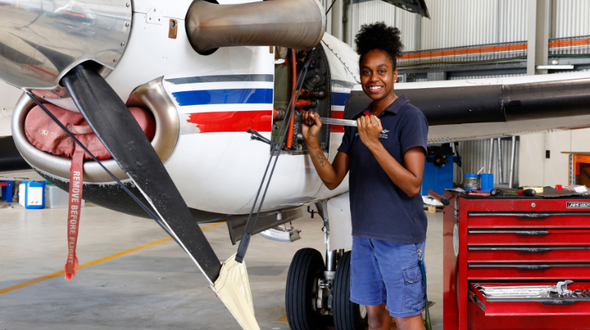  Garvina Lui, Aircraft Maintenance Engineer Apprentice at RFDS