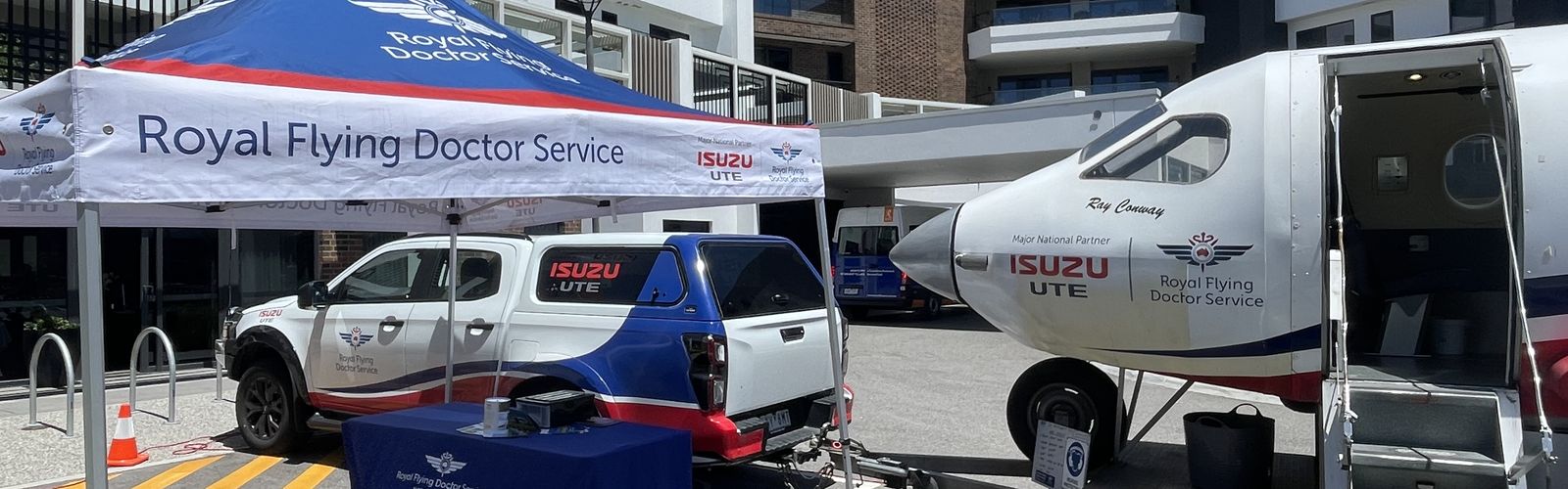 RFDS Vic staff at the Ryman family fun day.