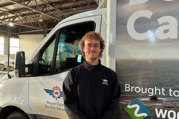 Oliver, RFDS Tasmania's newest qualified dental assistant
