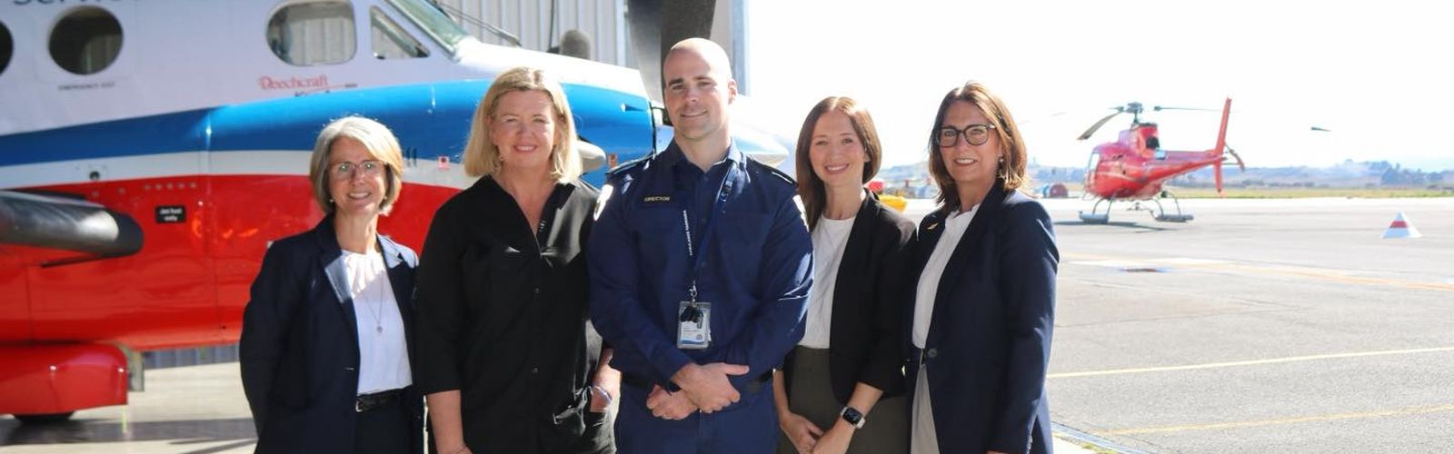 The ground breaking at Launceston Airport for RFDS Tasmania new base