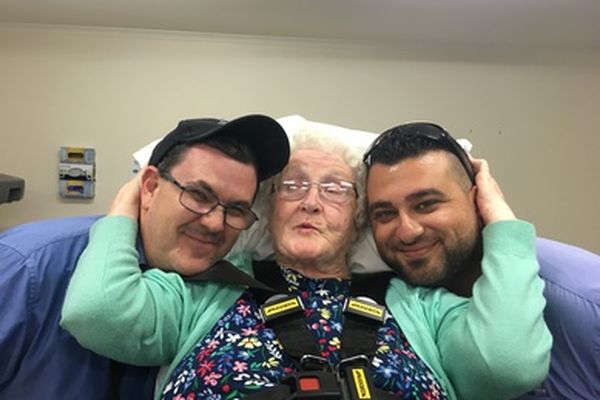 Glenice with Wez and Glenn