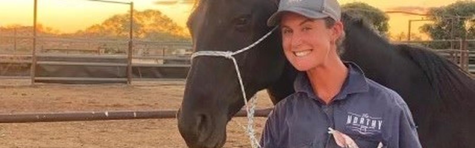 Professional Jillaroo Katie Fairfax is use to tough days in the outback