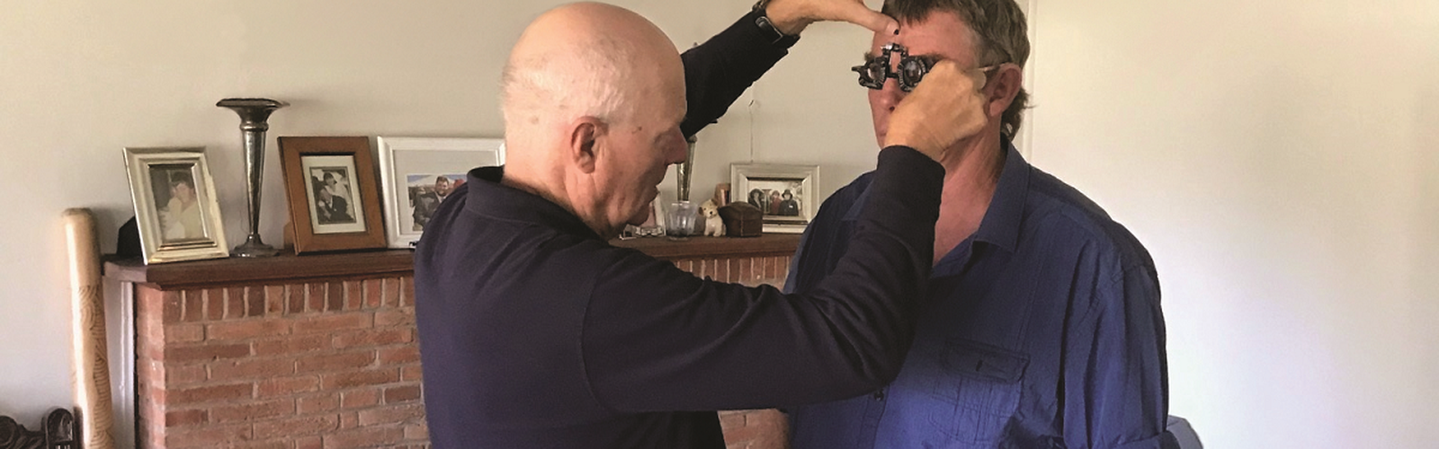 You help deliver the gift of sight