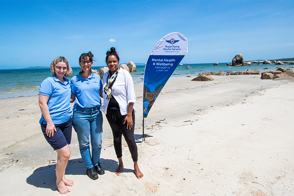 Naomi Hobson with RFDS Staff