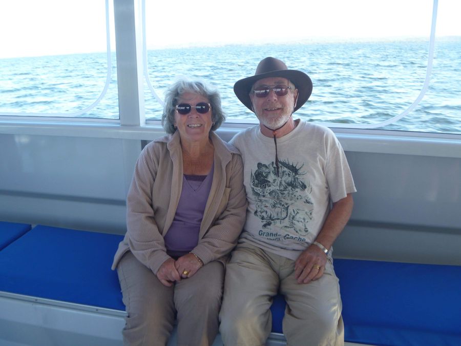 Michael Dawson with wife 