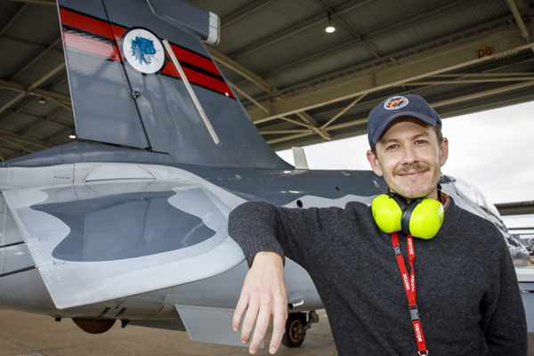 Louis in RAAF Simulator