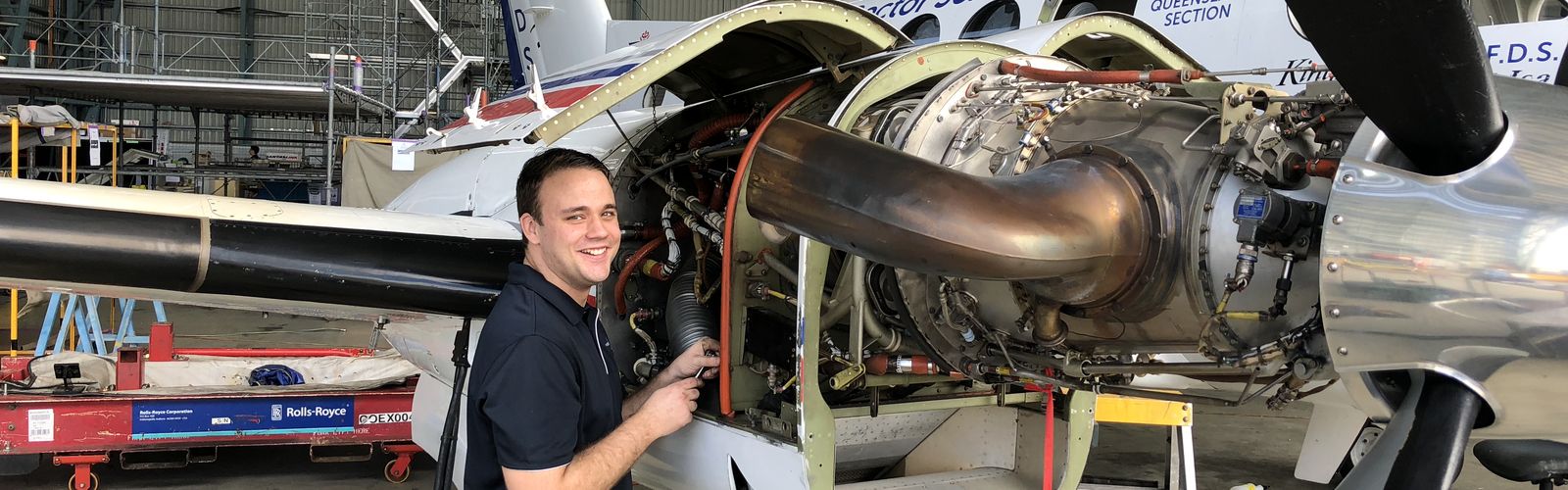 sam bruce works on place apprentice engineer