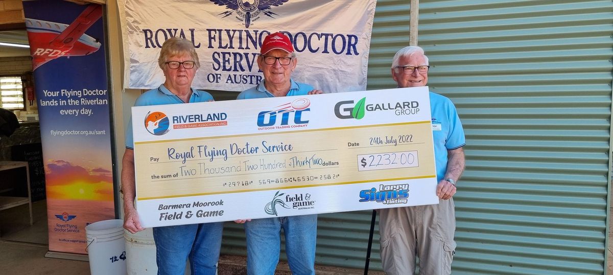 RFDS volunteers Jill, Alan and David