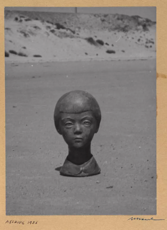 Voitre Marek, Australia, 1919 - 1999, Olga [front view], 1956, Adelaide, gelatin-silver photograph on brown card, 20.5 x 15.0 cm (sheet); Gift of the Marek and Sankey families through the Art Gallery of South Australia Foundation 2020, Art Gallery of South Australia, Adelaide, © Estate of Voitre Marek.