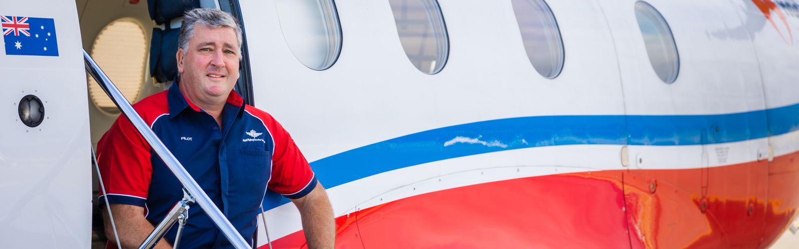 RFDS Pilot Alex Shearn