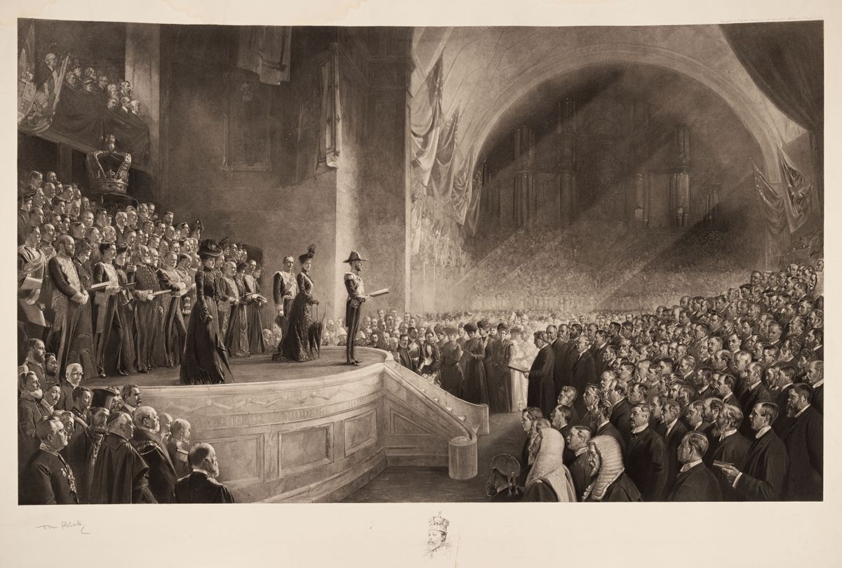 Image of Opening of first Federal Parliament by HRH the Duke of Cornwall and York, 9 May 1901