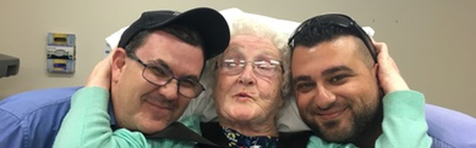 Glenice with Wez and Glenn