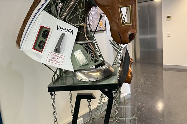 Jimmy Darcy's Horse is a sculpture created by Troy Morrison