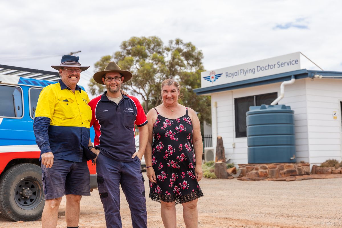 Richard, Colleen and RFDS Jack King