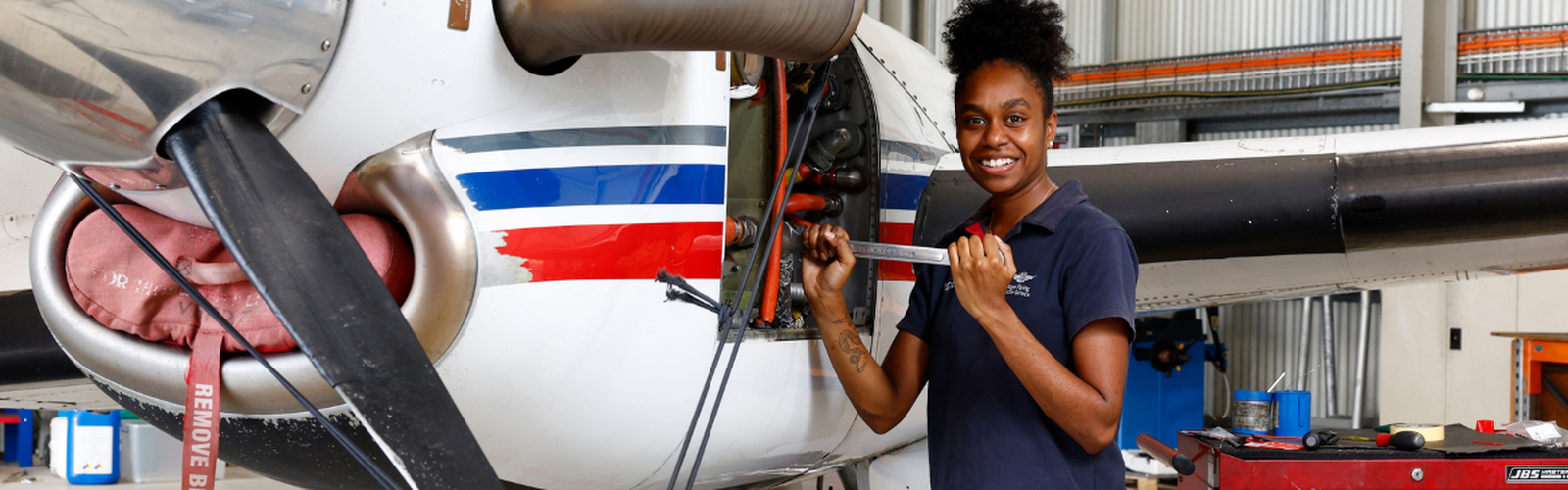  Garvina Lui, Aircraft Maintenance Engineer Apprentice at RFDS