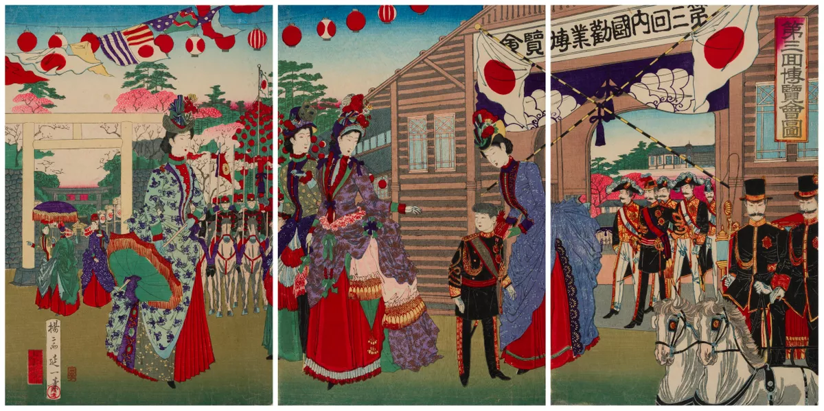 Illustration of the Third National Industrial Exposition (Dai